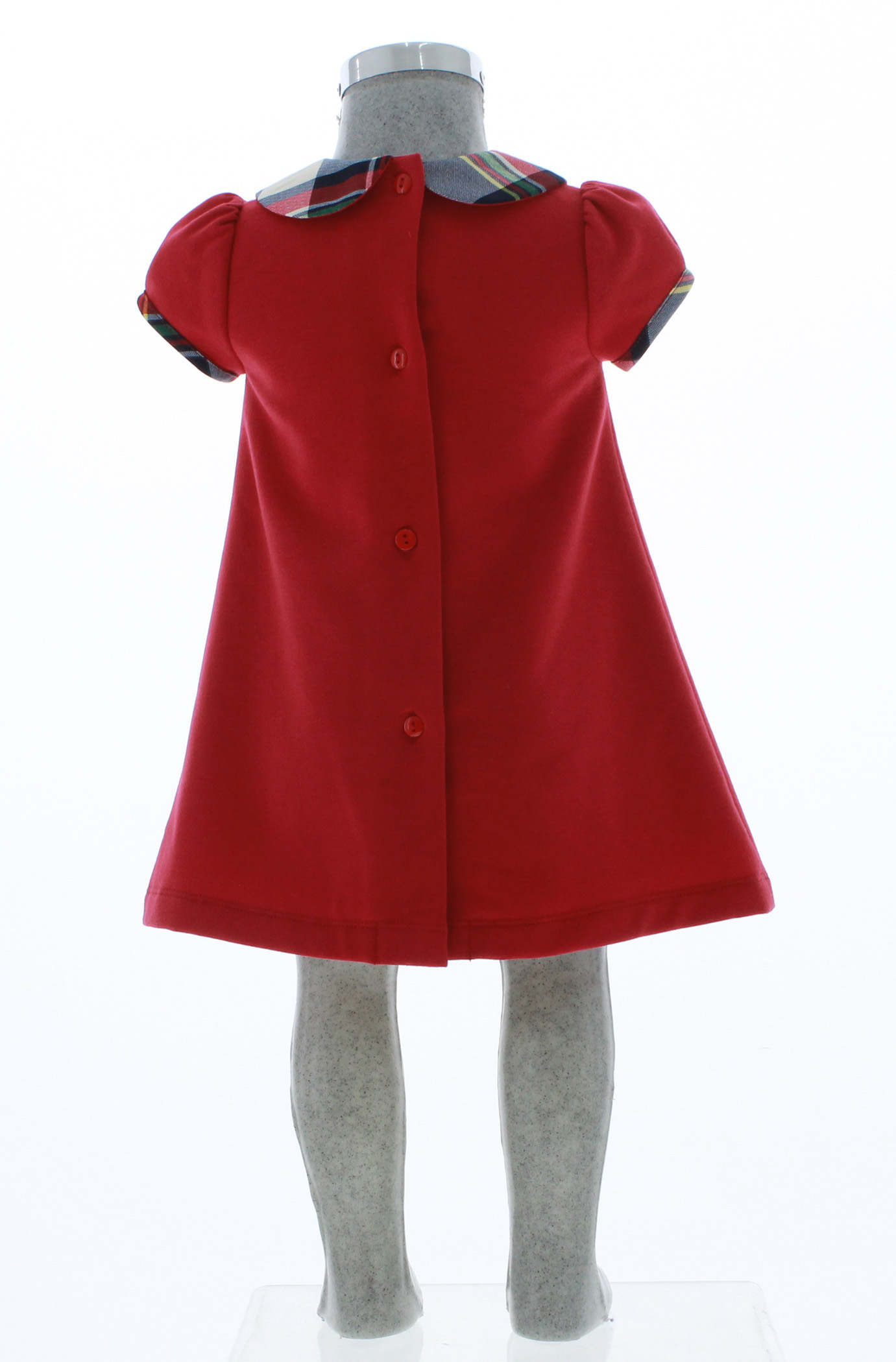 Vestido para Niña Bebé Rojo 2 Piezas 3270 1 a 5 años.