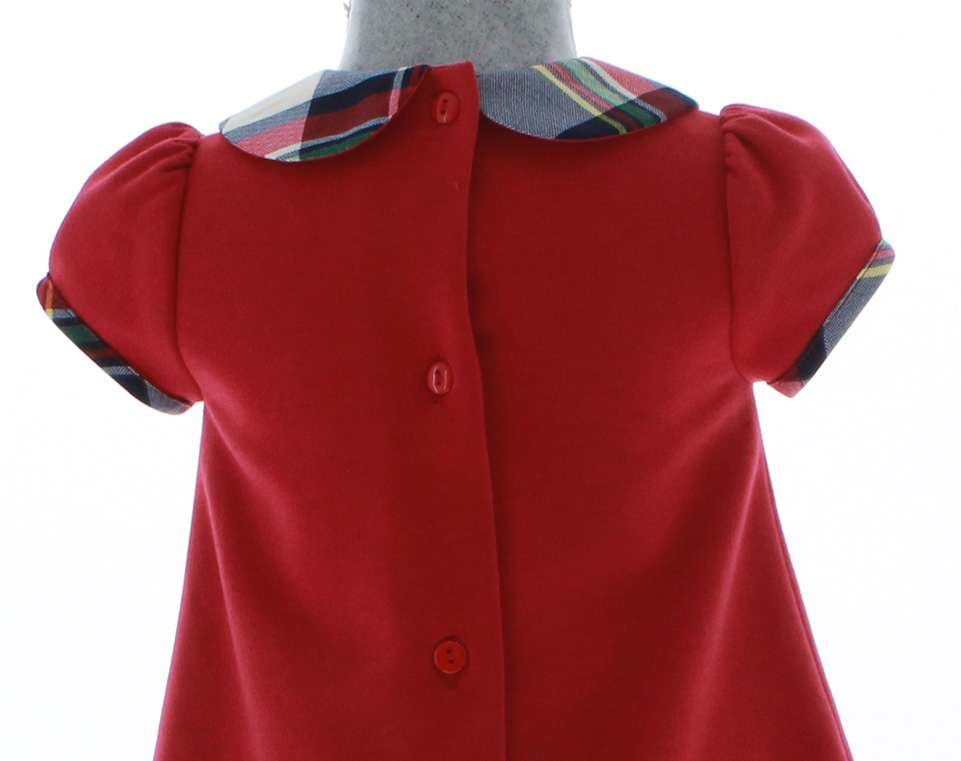 Vestido para Niña Bebé Rojo 2 Piezas 3270 1 a 5 años.