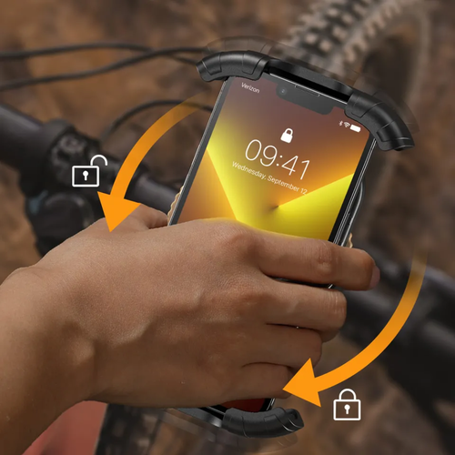 Soporte Celular Bicicleta, Soporte para Celular Motocicleta - Universal  Rotación 360 Anti Vibración