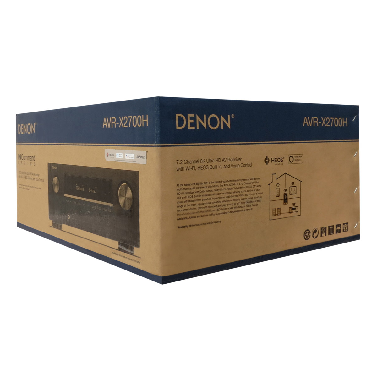 Receptor Audio Y Video 7.2 Ch 8k Audio 3d Avr-x2700h Denon