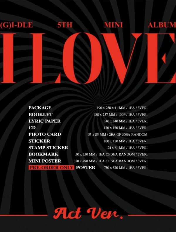 K pop - (G)I-DLE - I LOVE