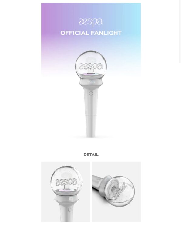 K pop - Aespa - Lightstick Oficial