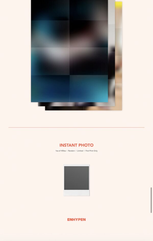 K pop - Enhypen - Manifesto Day 1 - Estándar