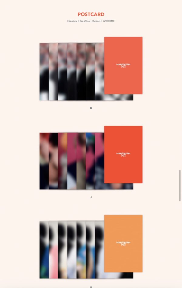 K pop - Enhypen - Manifesto Day 1 - Estándar