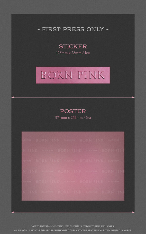 K pop - BlackPink - Born Pink