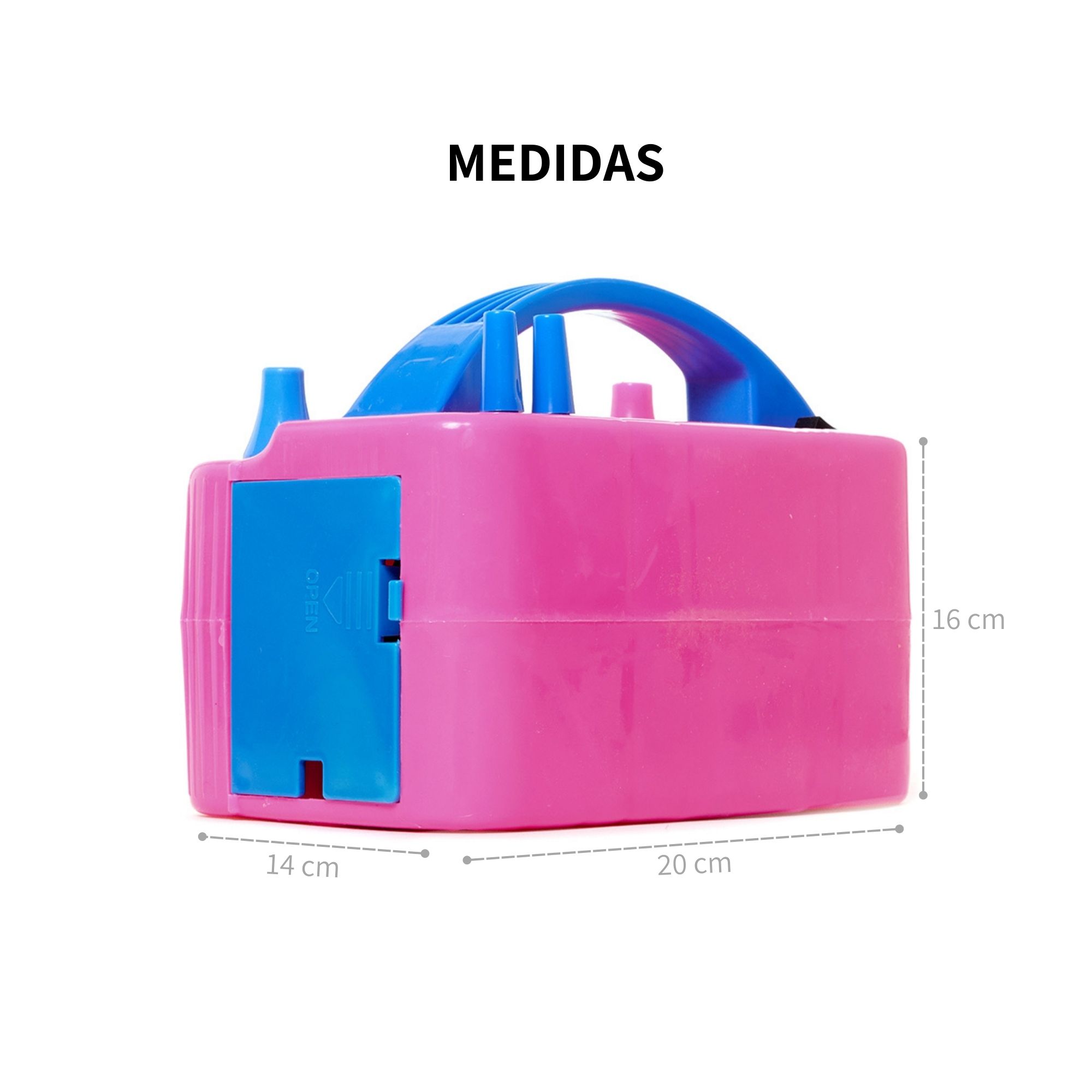 Infladora De Globo Bomba Eléctrica de Globos 110V~120V, 600 Vatios.