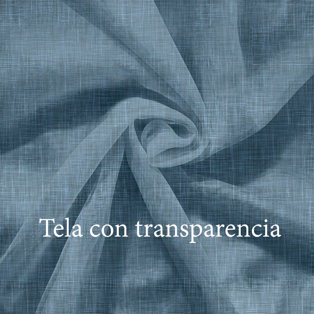 Cortinas Estampadas Capellini Azul Plumbago Transparentes 2.30m Alto X 2.70 Ancho