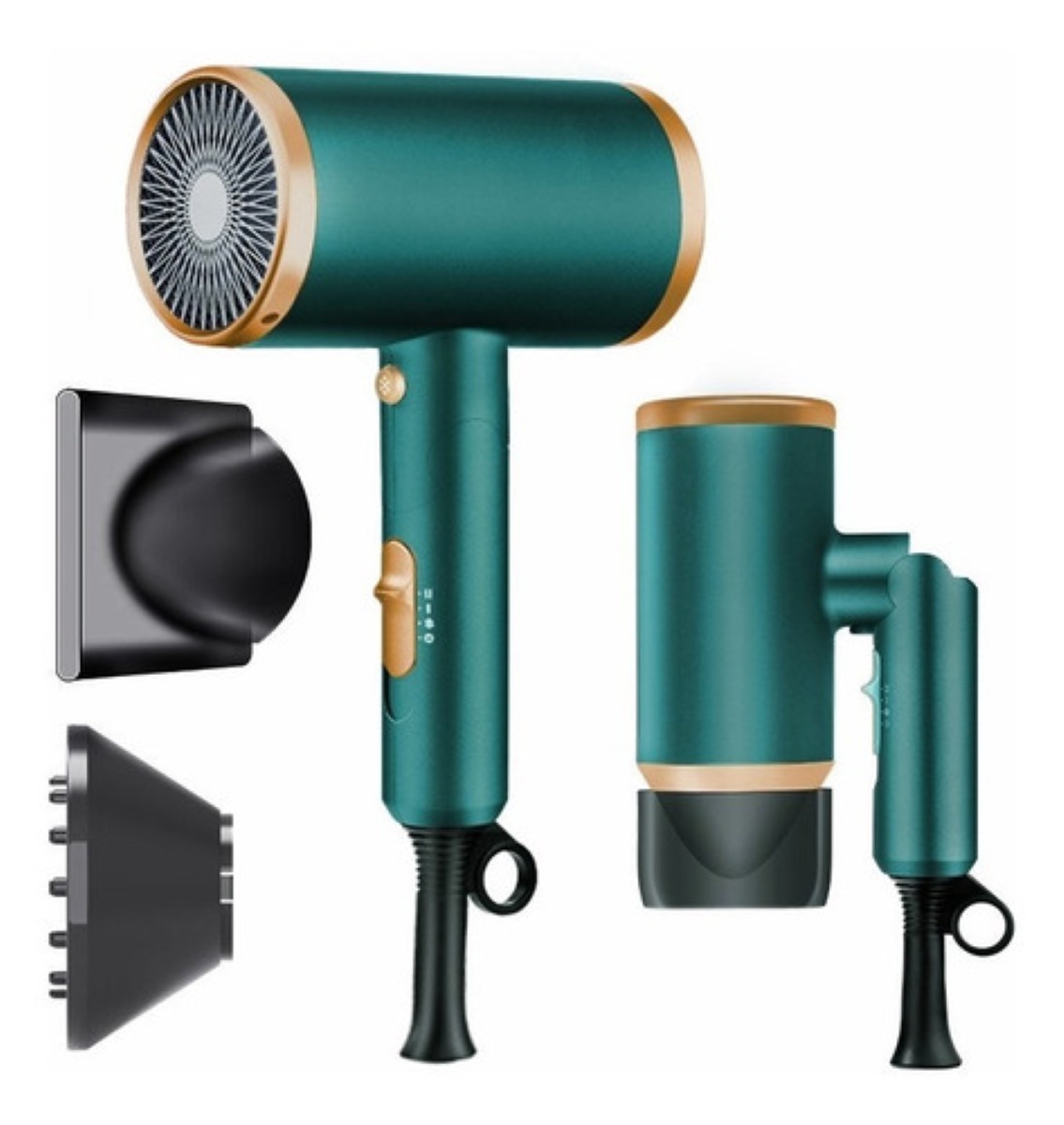 Secadoras De Cabello 3 Velocidades 1800w Verde