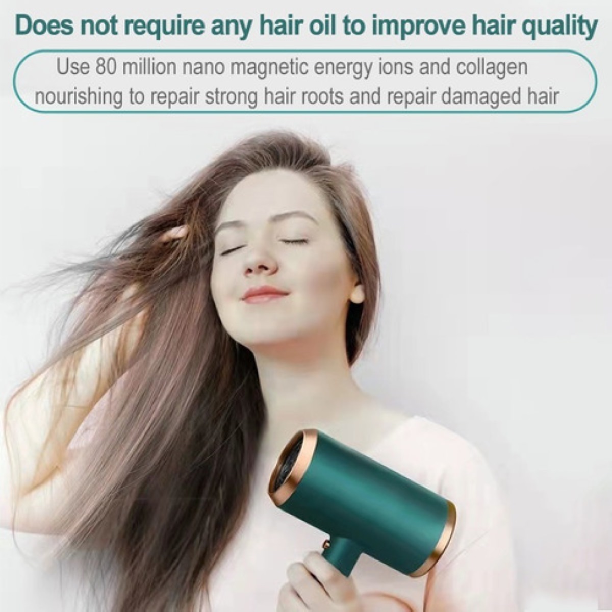 Secadoras De Cabello 3 Velocidades 1800w Verde