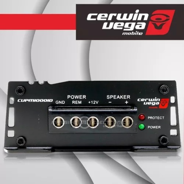Amplificador Monoblack Mini Cerwin Vega Cvpm1000.1d 1000w 1ch