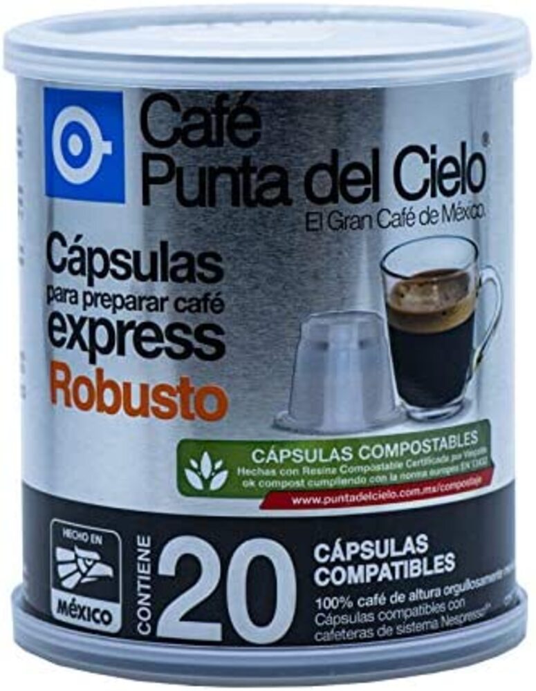 Cápsulas Compatibles Café Punta del Cielo Para Café Express Robusto