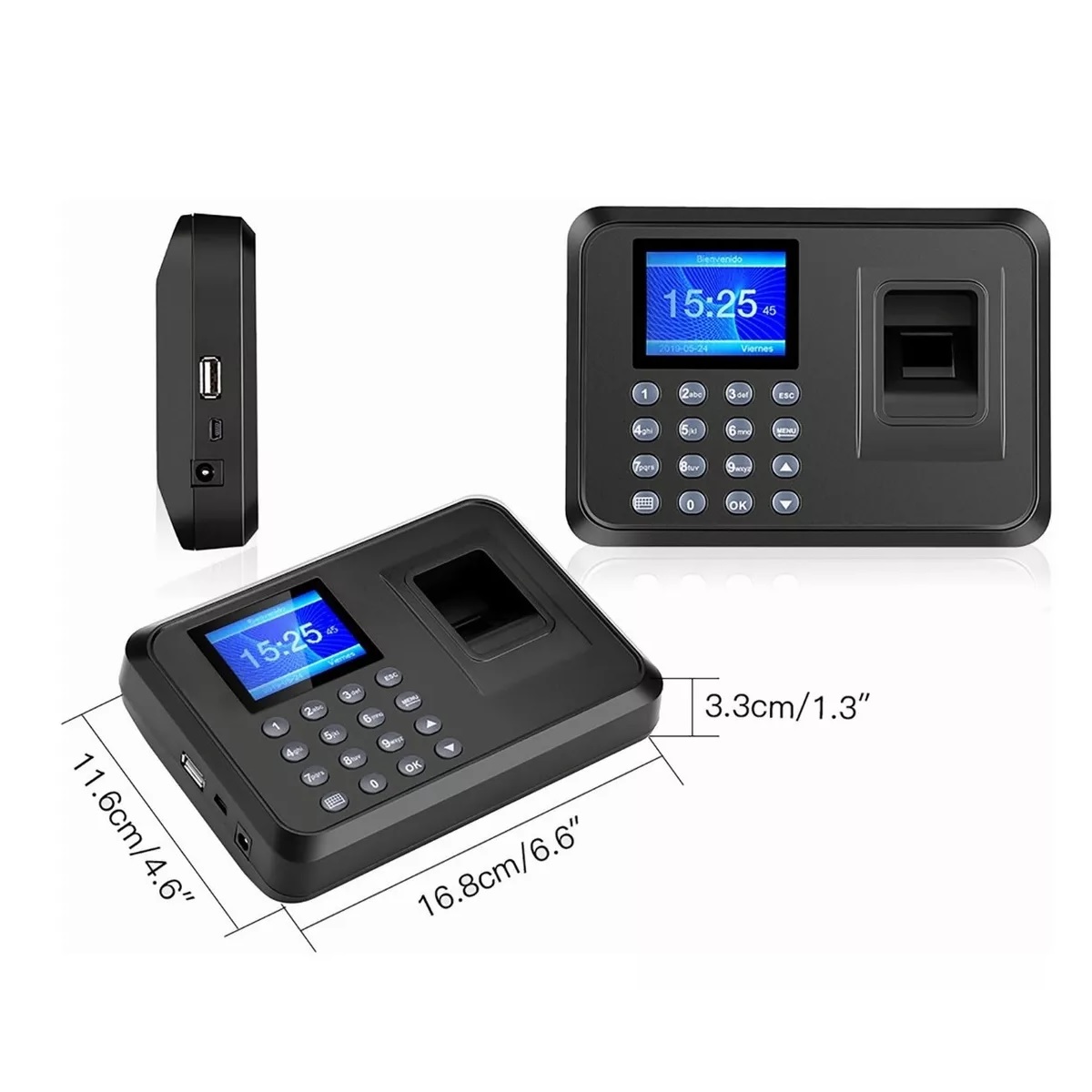 Reloj Checador Huella Biométrico Digital Memoria Internet