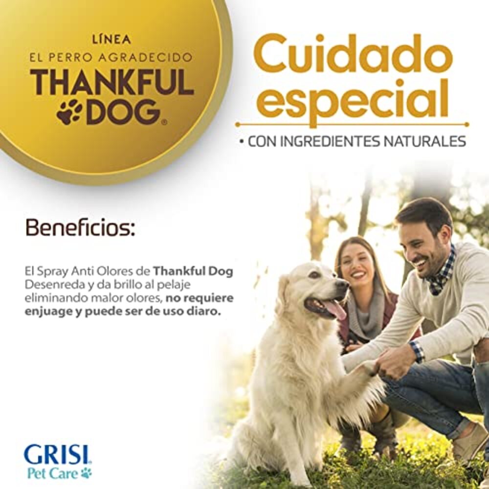 Spray Antiolores Thankful Dog Avena para Pelaje 250 ml