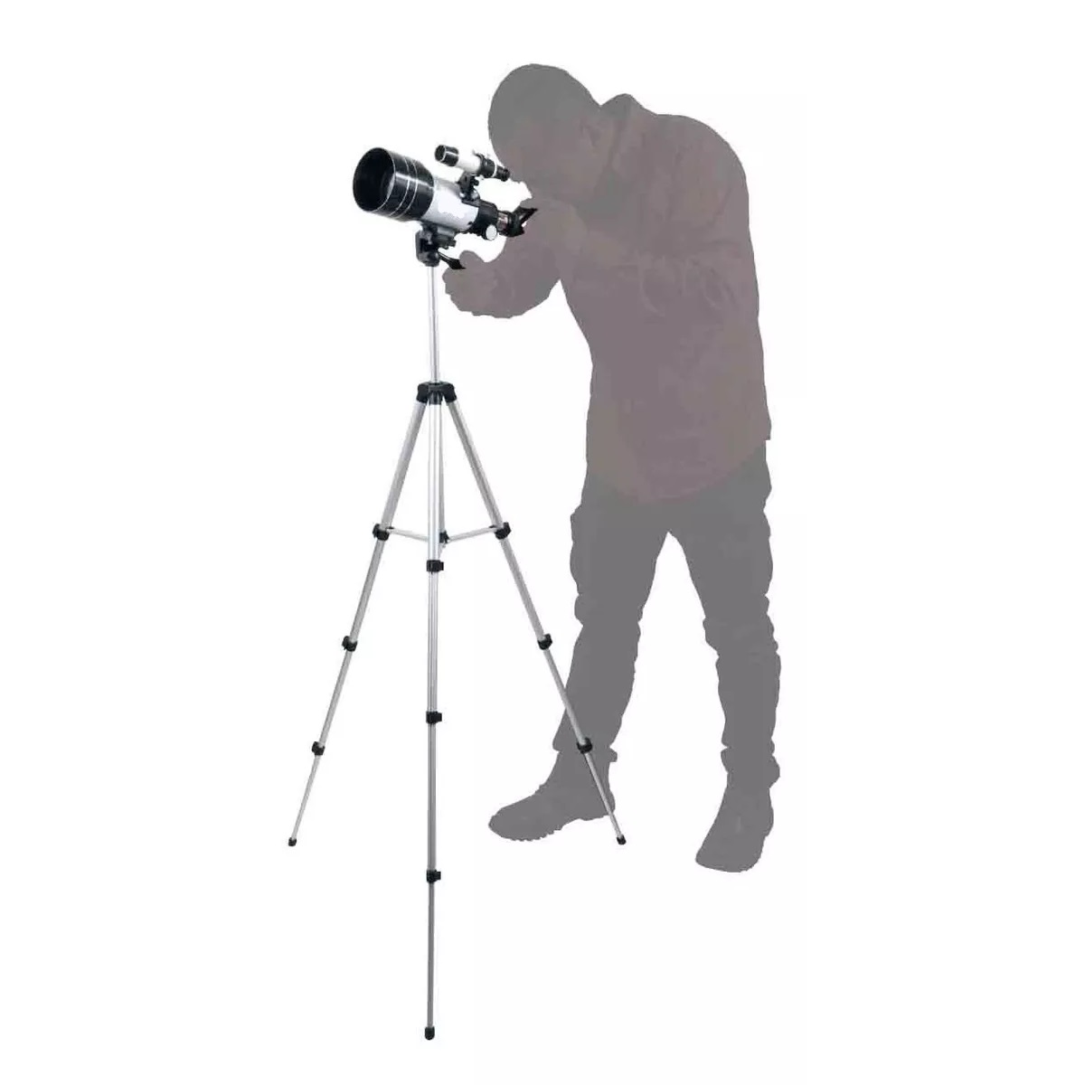 Telescopio Astronomico Refractivo Corto 70/300mm Campamento
