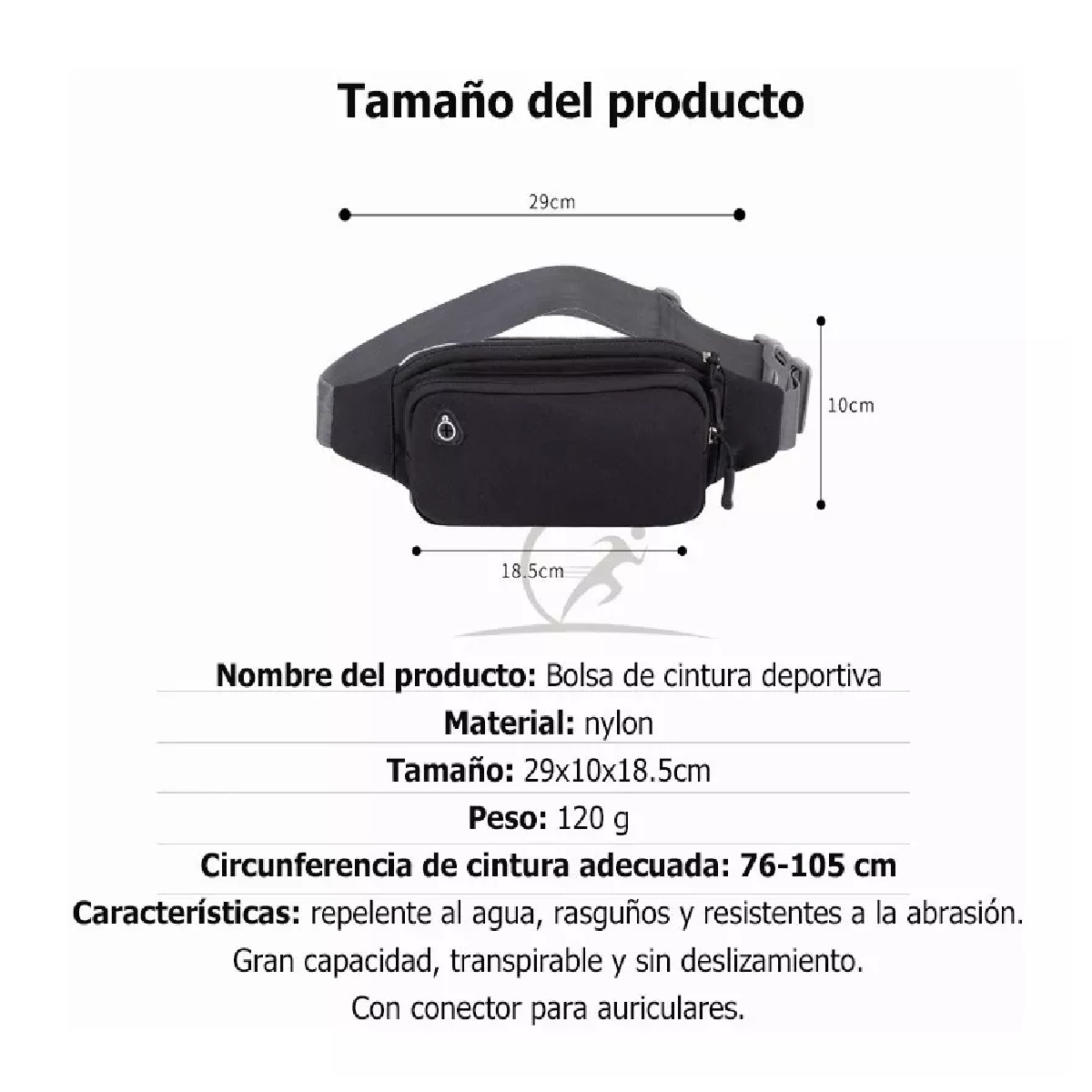 Riñonera Deportiva Para Correr Al Aire Libre