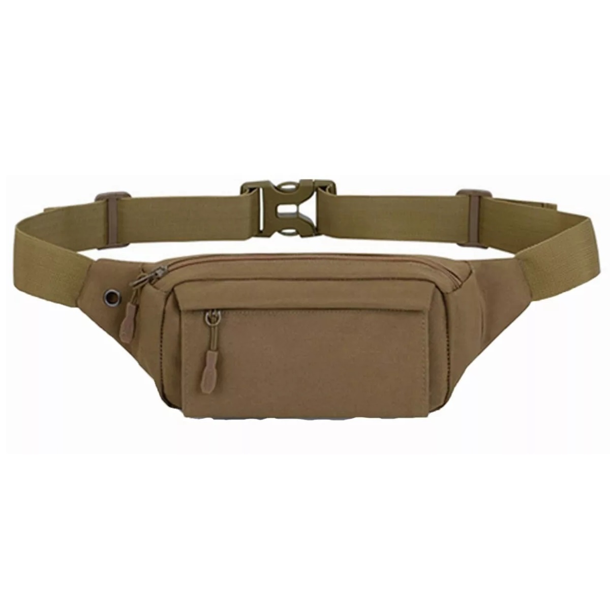 Cangurera Táctica Militar Multiusos Bolsa Campismo Riñonera Caqui