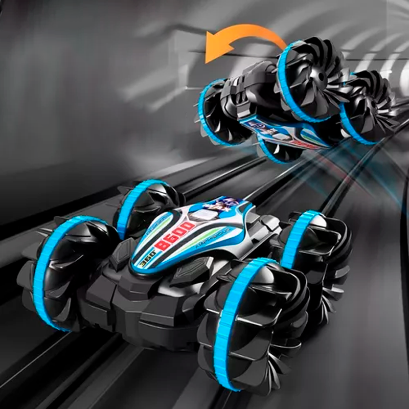Carro A Control Remoto Anfibio Coche Con Conducción Doble Lado Y Rotación De 360