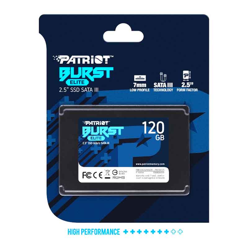 SSD Patriot Burst Elite 120Gb, Sata III 2.5".
