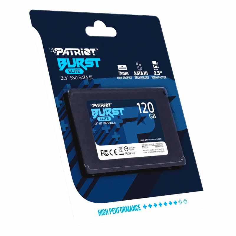 SSD Patriot Burst Elite 120Gb, Sata III 2.5".