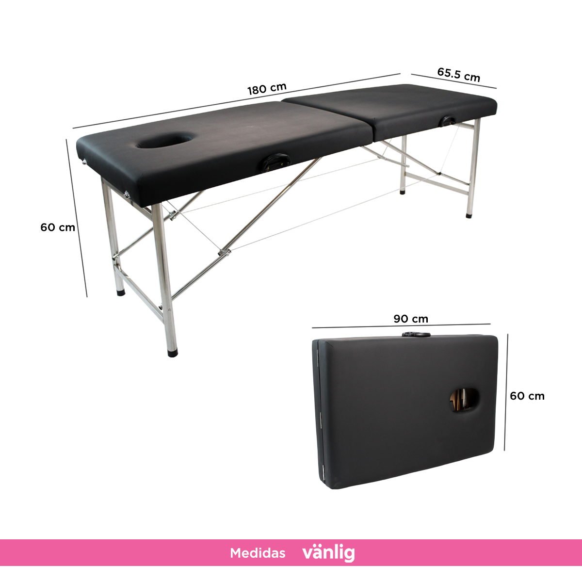 Camilla Portátil Para Tatuajes Masajes Belleza Spa Agra