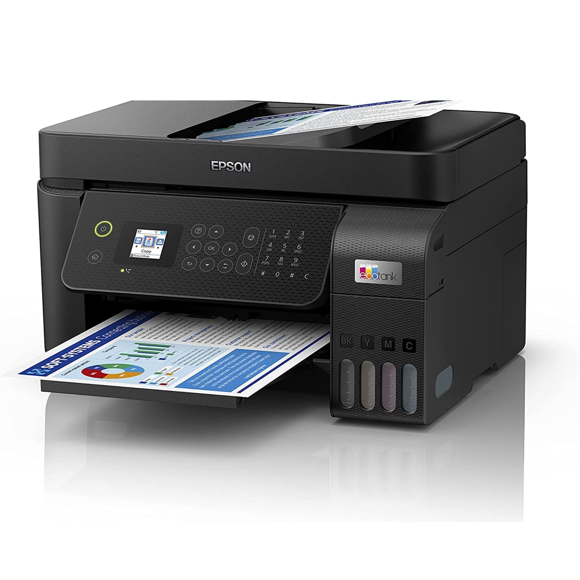 Impresora Multifuncional Epson EcoTank L5290, Sistema de Tinta Continua, USB, Wi-Fi, Dúplex, 33 ppm Negro, 15 ppm Color