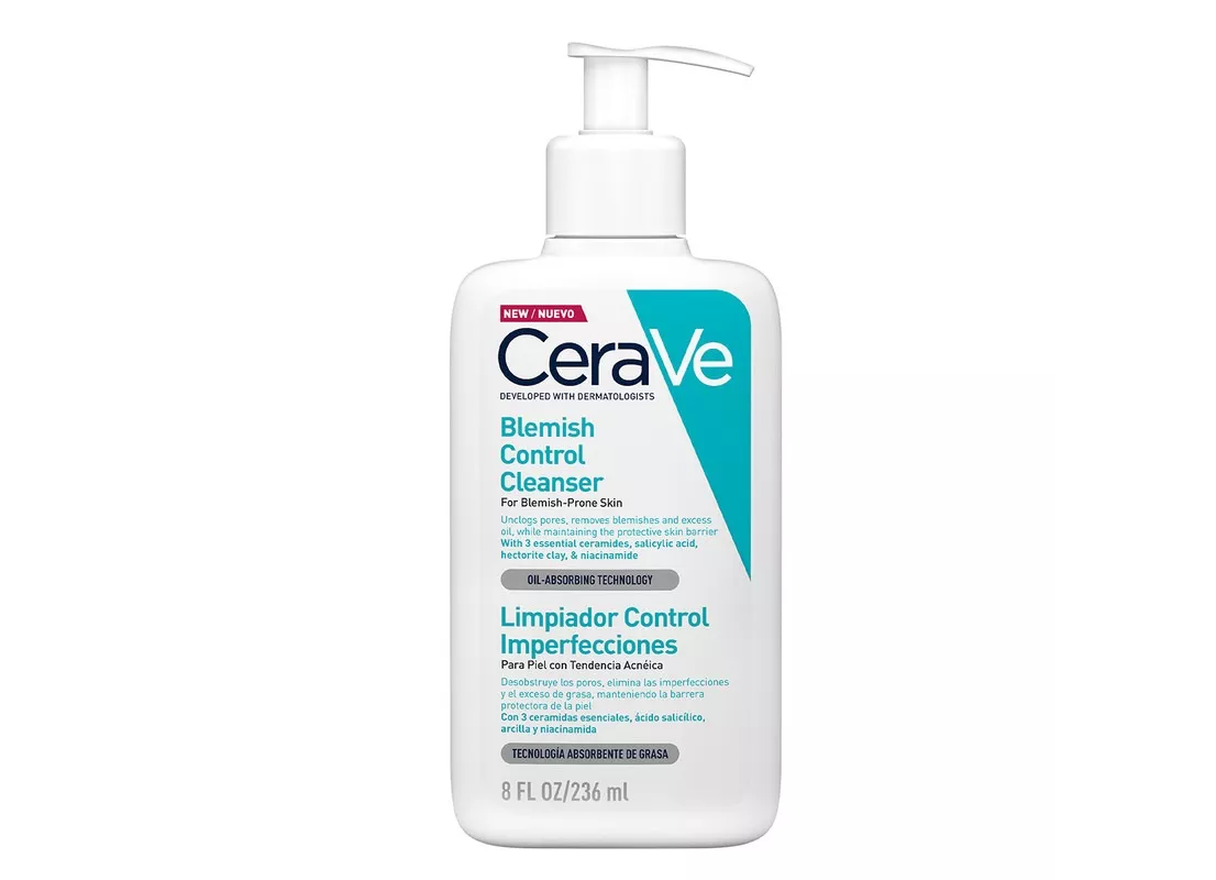 Cerave Limpiador Control Imperfecciones, Piel Grasa, 236ml