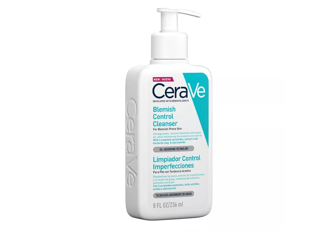 Cerave Limpiador Control Imperfecciones, Piel Grasa, 236ml