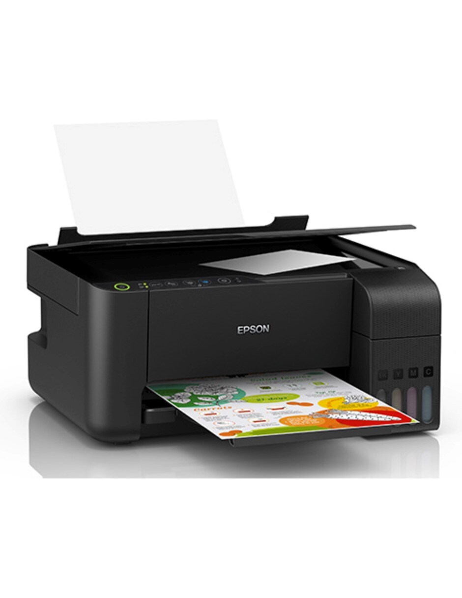 Impresora Multifuncional Inalámbrica Ecotank Epson L3250 Wi-Fi USB 2.0 Impresora, Copiadora y Escáner Inyección de Tinta a Color