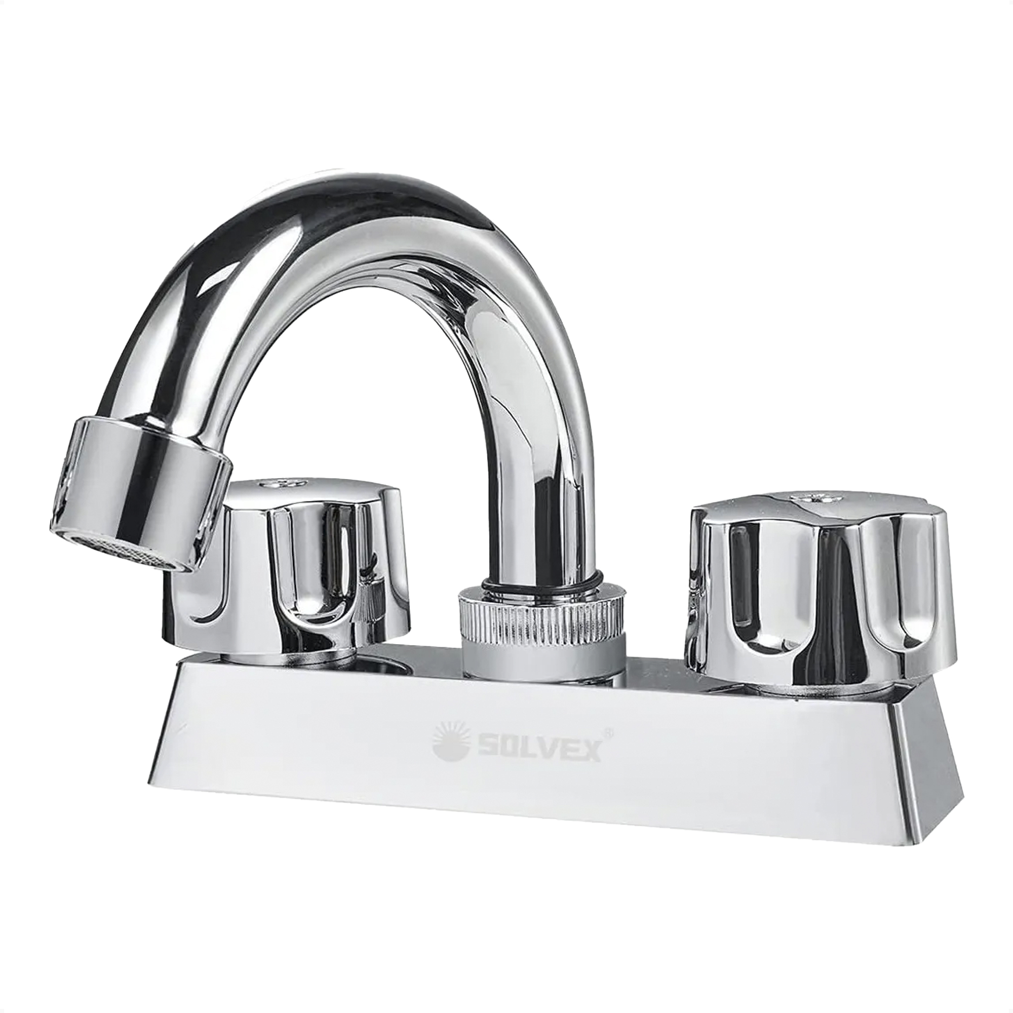 Mezcladora Lavabo Llave Solvex Grifo Baño Cromado Pulido SP-40063