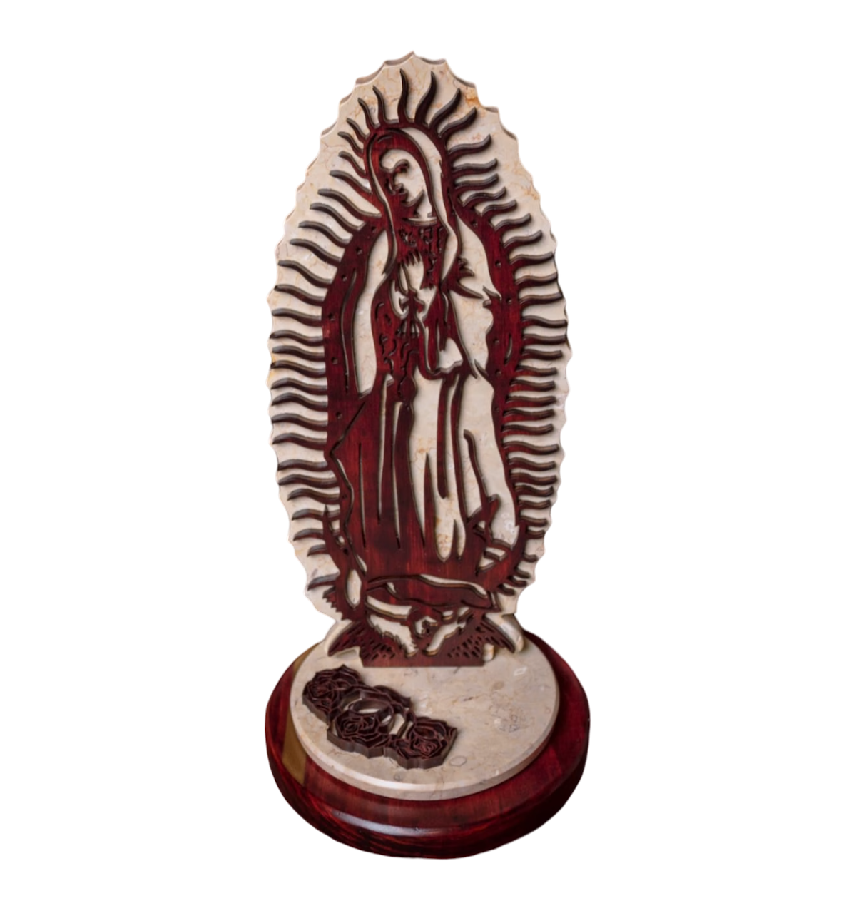 Escultura Virgen de Guadalupe - Corte Laser