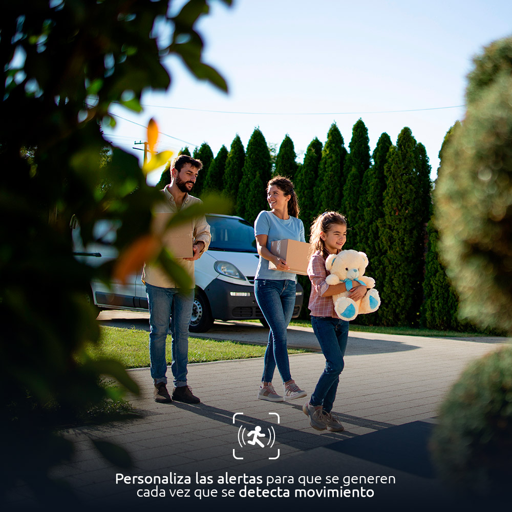 Cámara inteligente Wi-Fi motorizada para exterior con Alexa NHC-O612