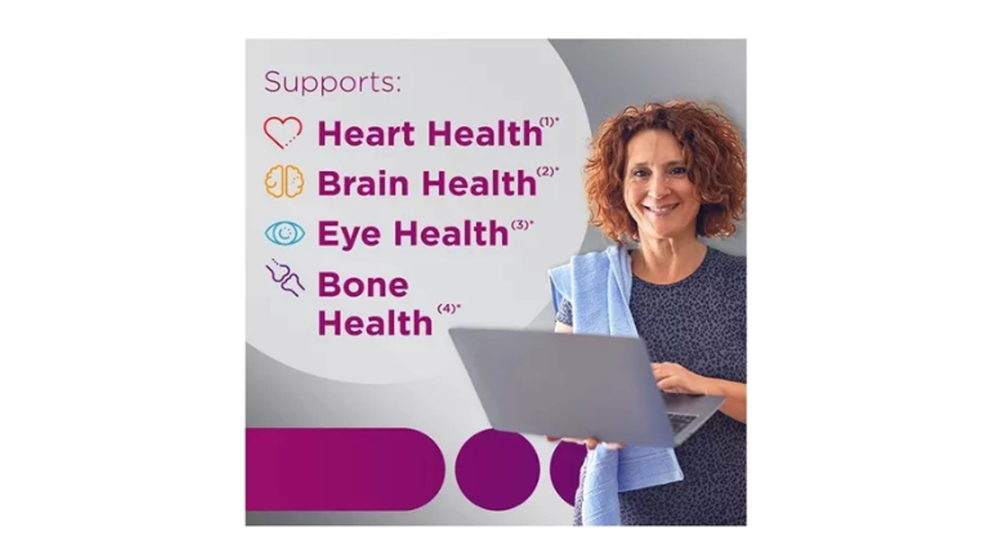 Centrum Silver Mujer 50+ Multivitaminico 65 Tabs Salud Natural Centrum