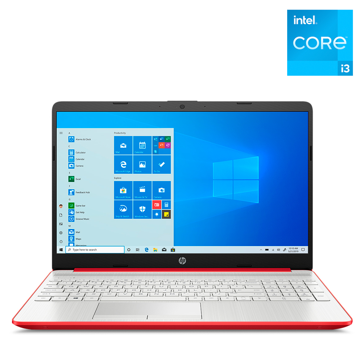 Laptop Hp I3-1115g4 8gb 256gb Ssd 15.6 W11h Roja 15-dw3500la