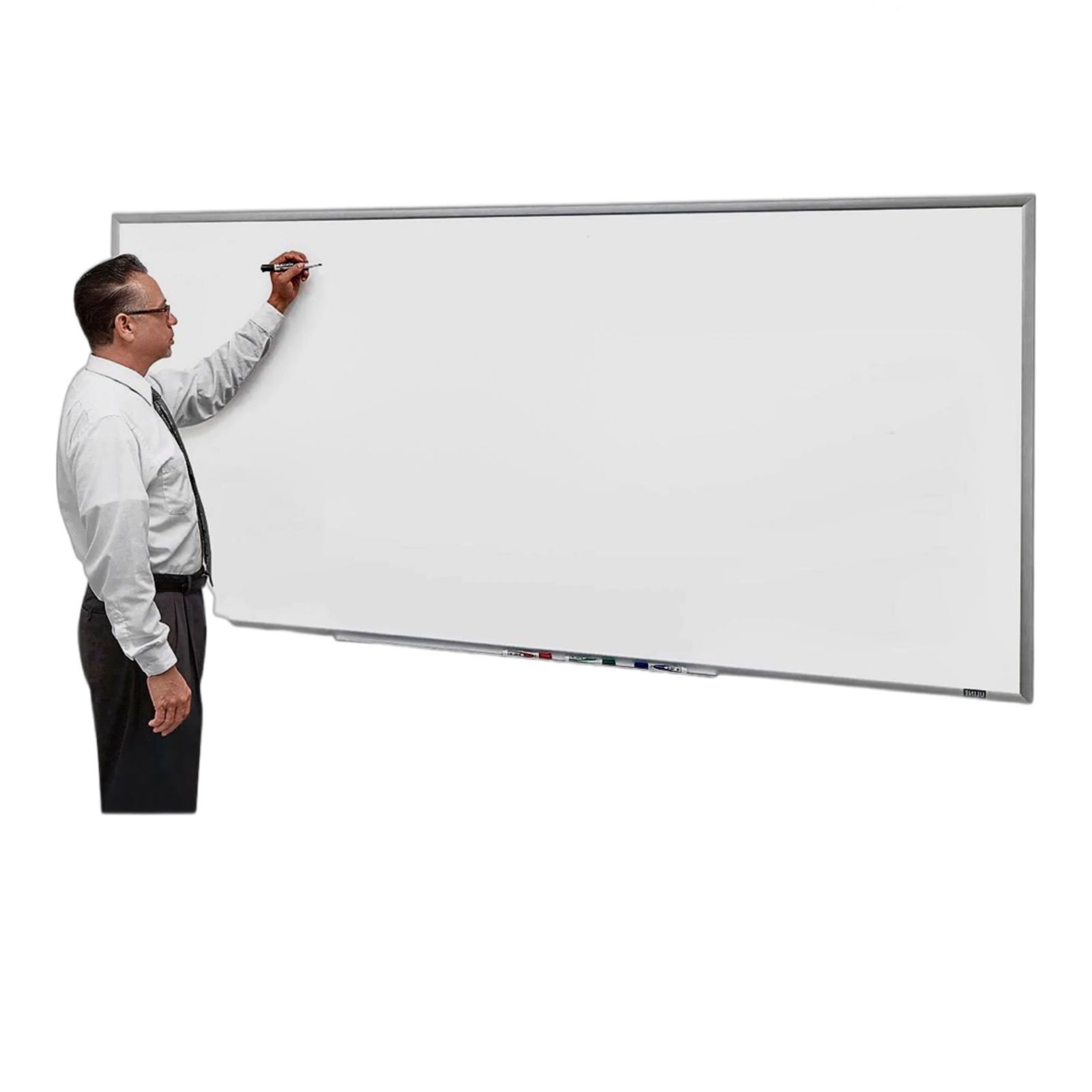 ABC Pizarrón Blanco Profesional Escolar 122x180cm Incluye Plumones y Tabla de Tareas.