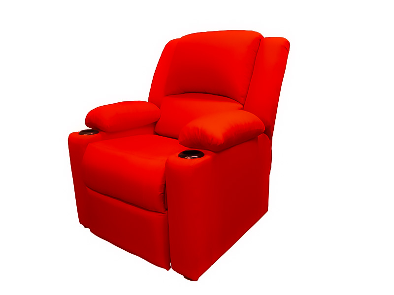 RECLINABLE NEW RED SHERATON ESPACIO MUEBLES