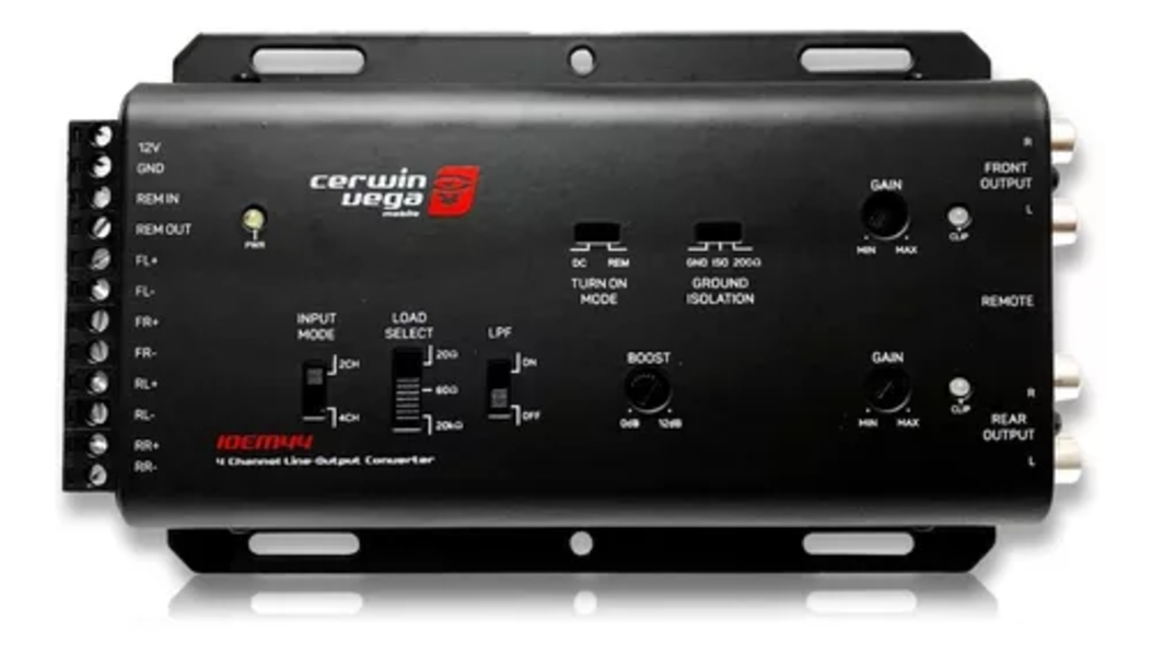 Convertidor De Alta Y Baja 4 Canales Cerwin Vega Ioem44