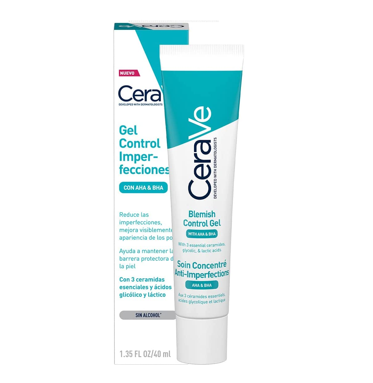 Cerave Gel Facial Anti-imperfecciones Piel Grasa Acne 40ml