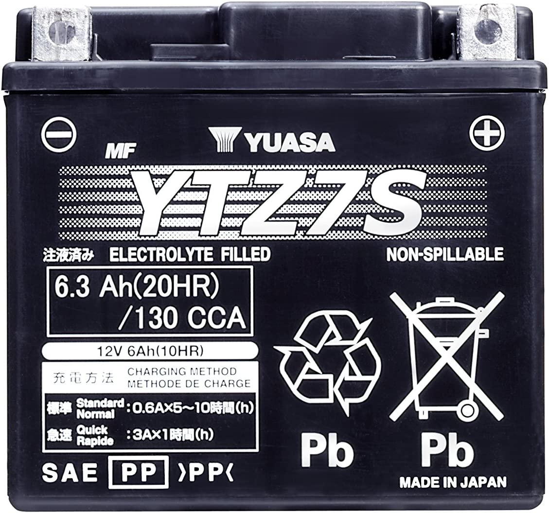 Bateria para moto de Gel YTZ7S-BS 12V 6Ah Sayto