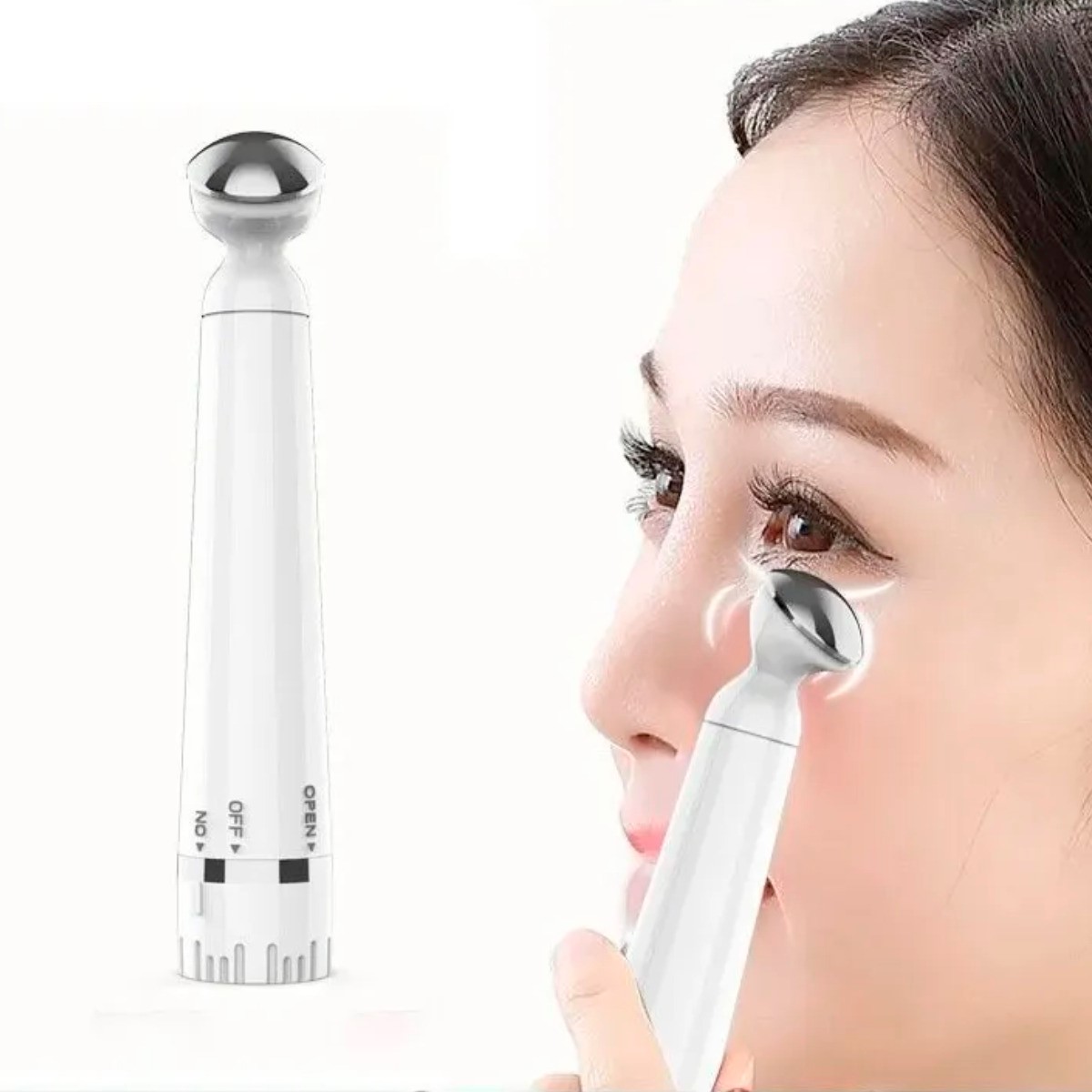 Masajeador Electrico Para Ojos Anti Ojeras Anti Arrugas Mas Roll-on Serum Rorec, Masajeador De Ojos Eléctrico Para Eliminar Ojeras Y Antiarrugas Reduce Lineas de Expresion