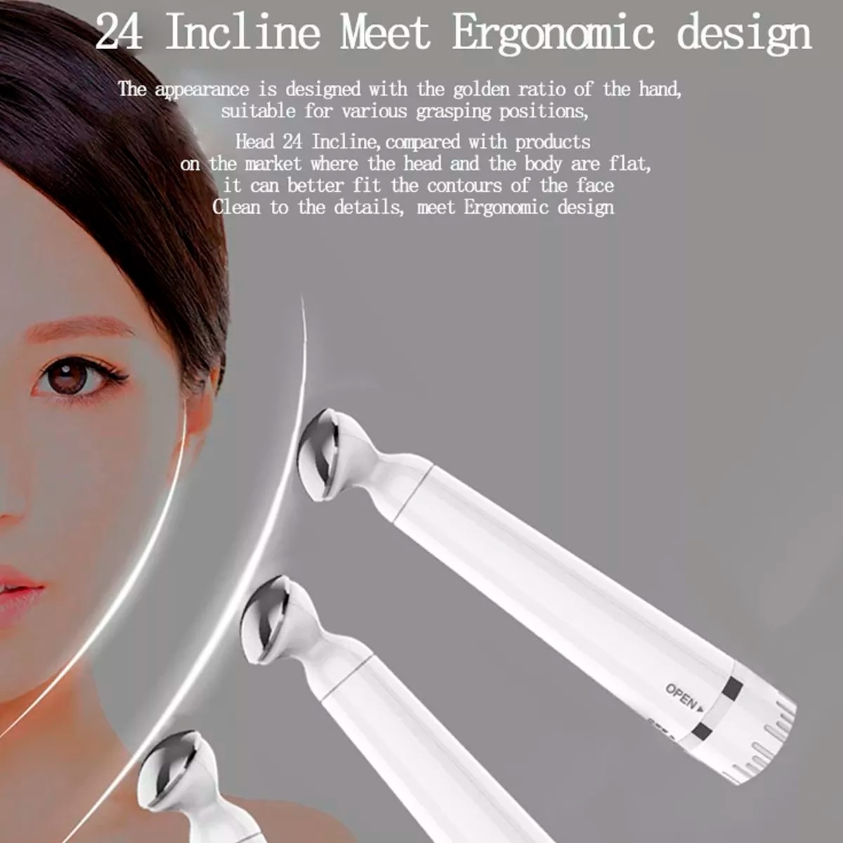 Masajeador Electrico Para Ojos Hidratante Anti Arrugas Anti Ojeras Mas Roll-On Rorec Baba De Caracol, Masajeador Para Ojos Eléctrico Para Eliminar Ojeras Y Lineas de Expresion Mas Rodillo Jade