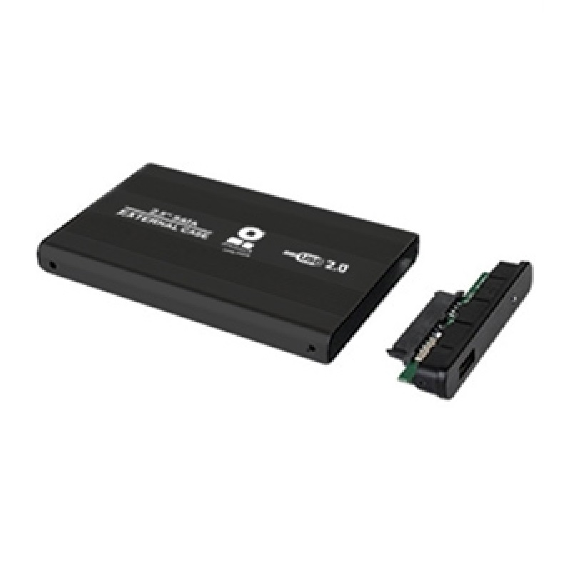 BRobotix Gabinete para Disco Duro 170602-1, SATA 2.5", Negro