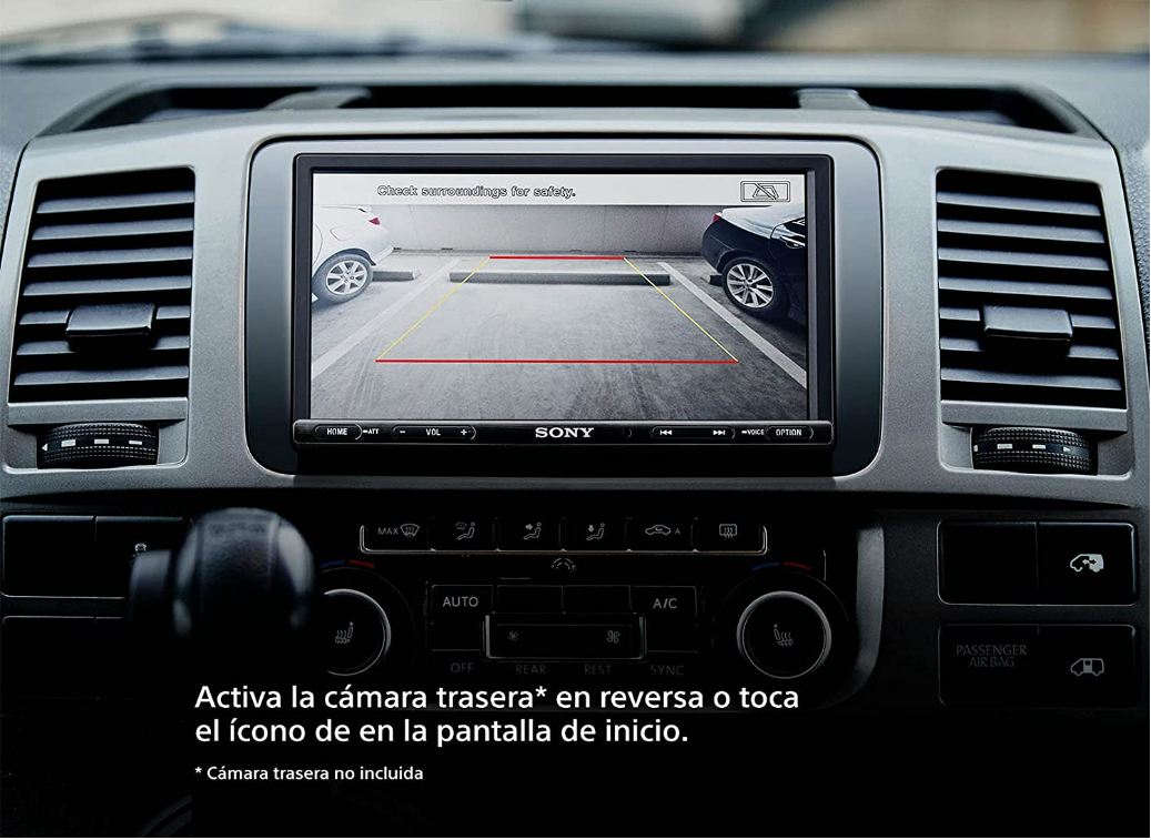 Autoestereo con Pantalla Táctil, Bluetooth y Apple CarPlay Sony 7" XAV-AX3200