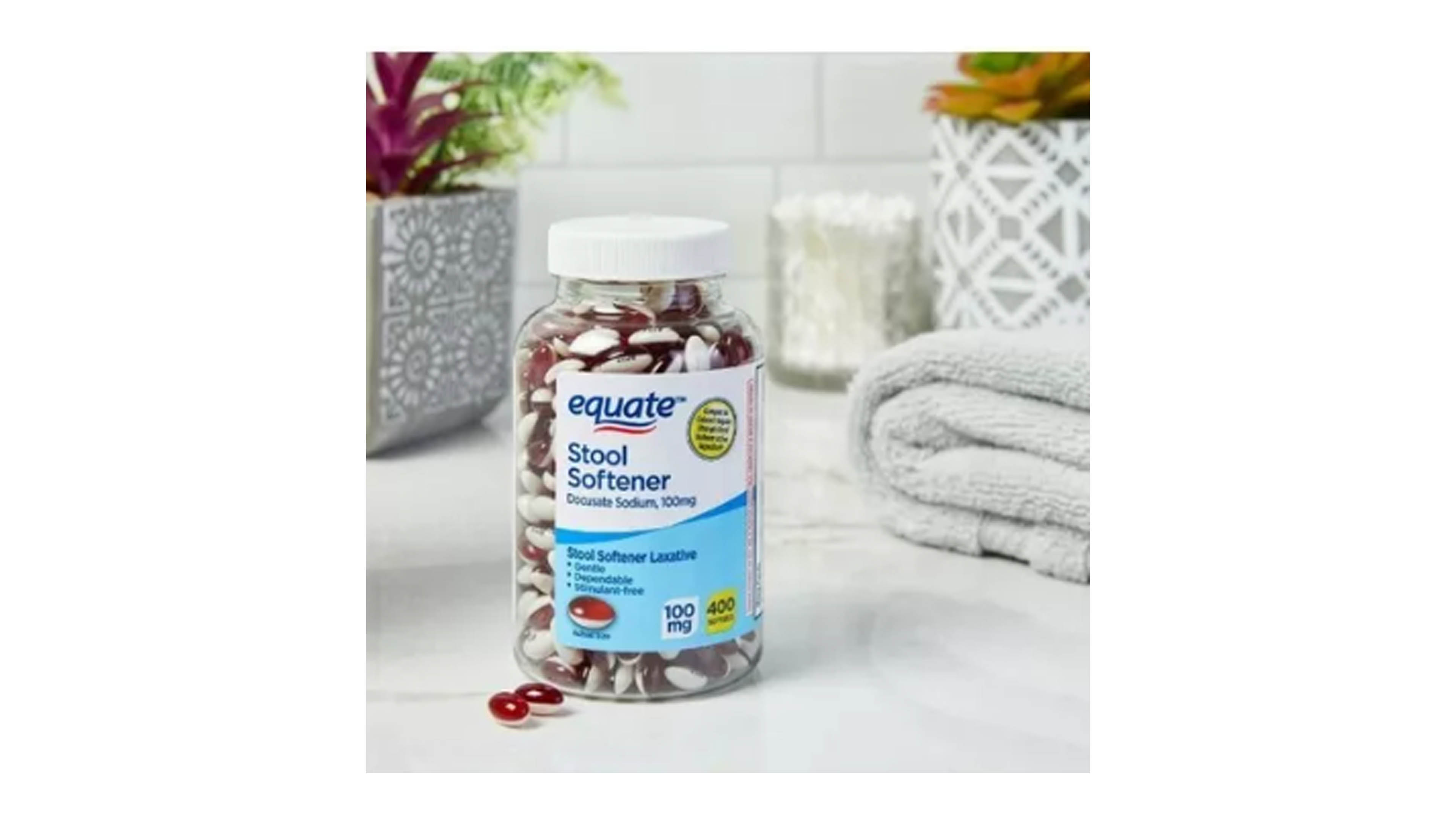 Complejo Digestivo Stool Softner Equate 100mg Docusato Sodio 140 Softgels