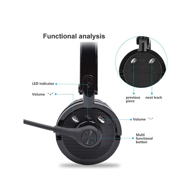 Auriculares Inalámbricos Yamay Con Micrófono Bh-m20 Manos Libres