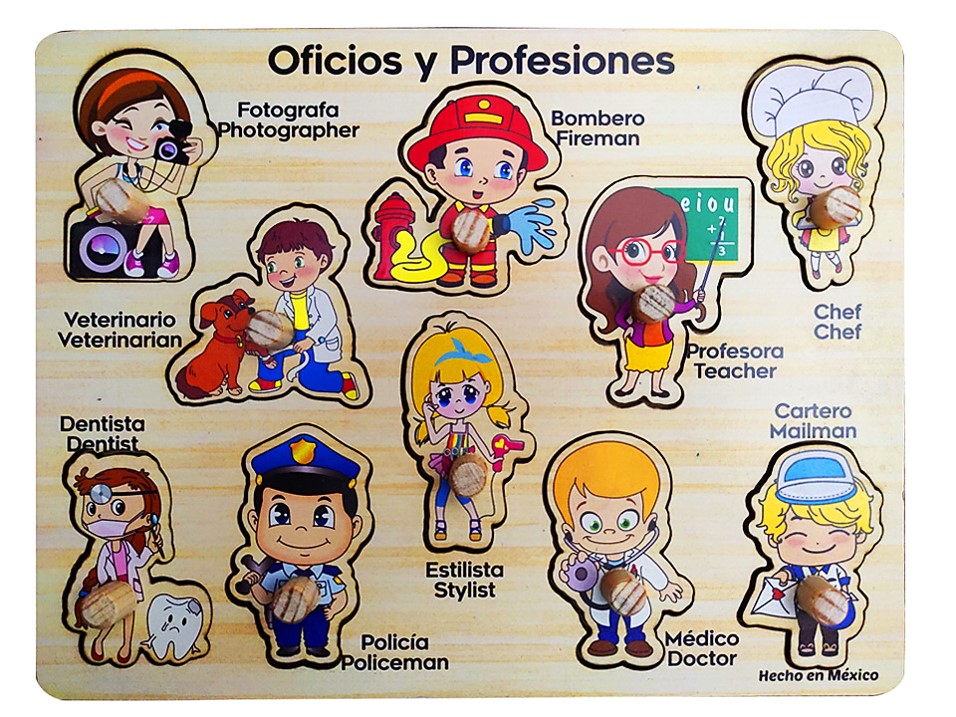 ROMPECABEZAS DE RESAQUE OFICIOS Y PROFESIONES