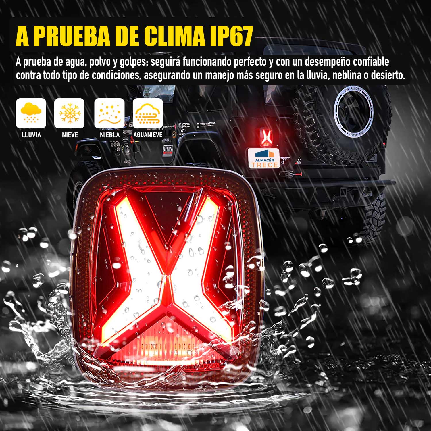 Calaveras Jeep Wrangler Leds Dinámicas / Secuenciales CJ TJ YJ 1998-2006