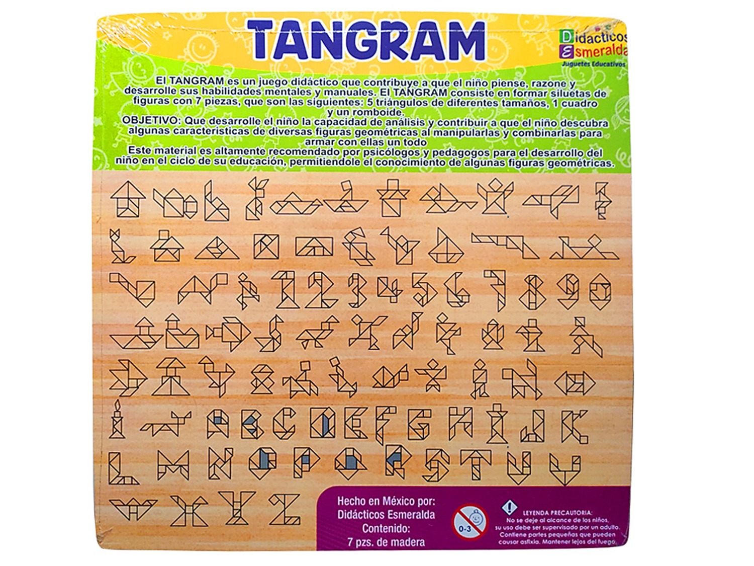 TANGRAM 30 X 30 MDF