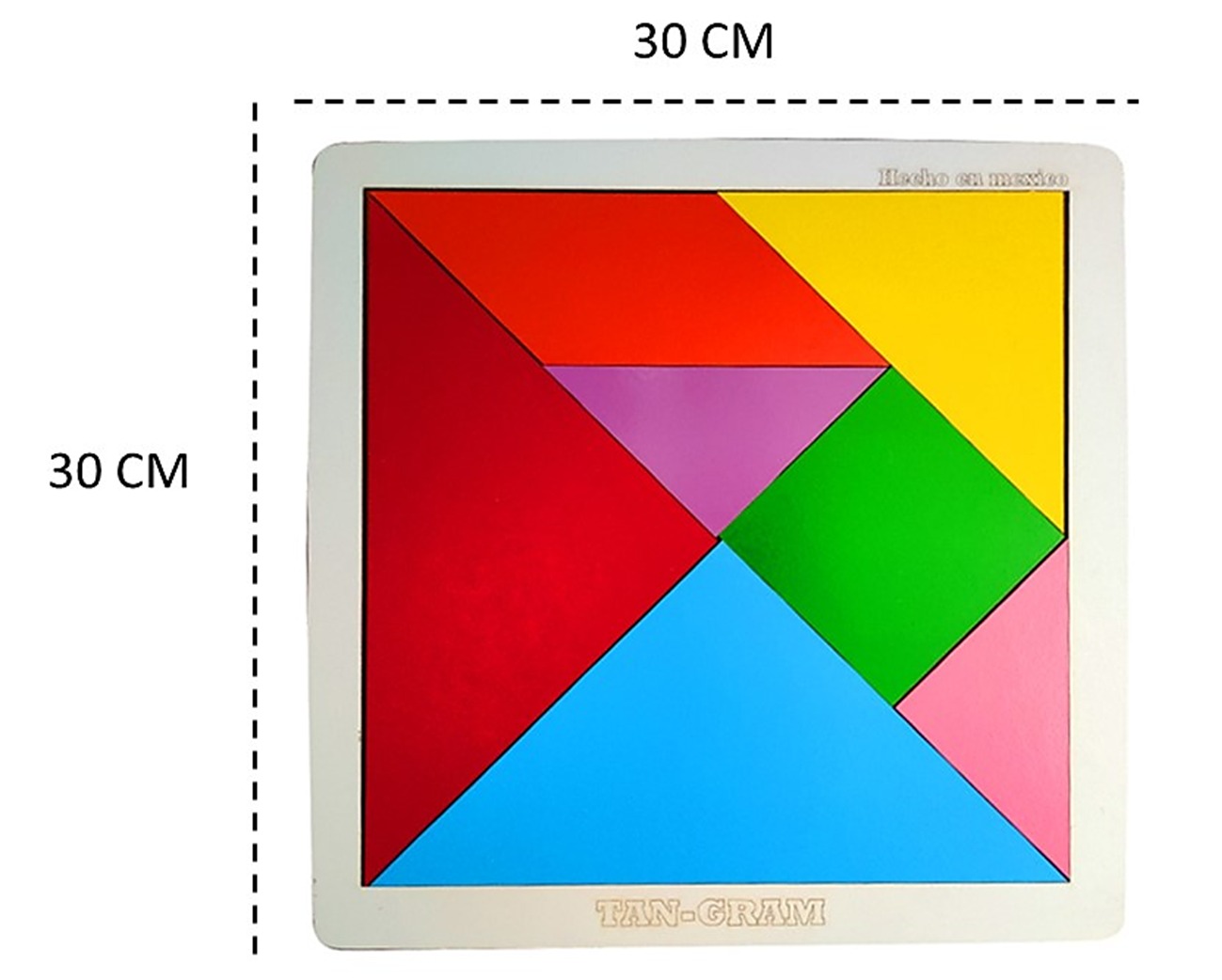 TANGRAM 30 X 30 MDF
