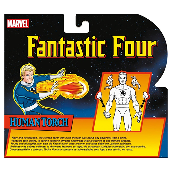 Marvel Legends Cuatro Fantasticos Antorcha Humana Exclusiva
