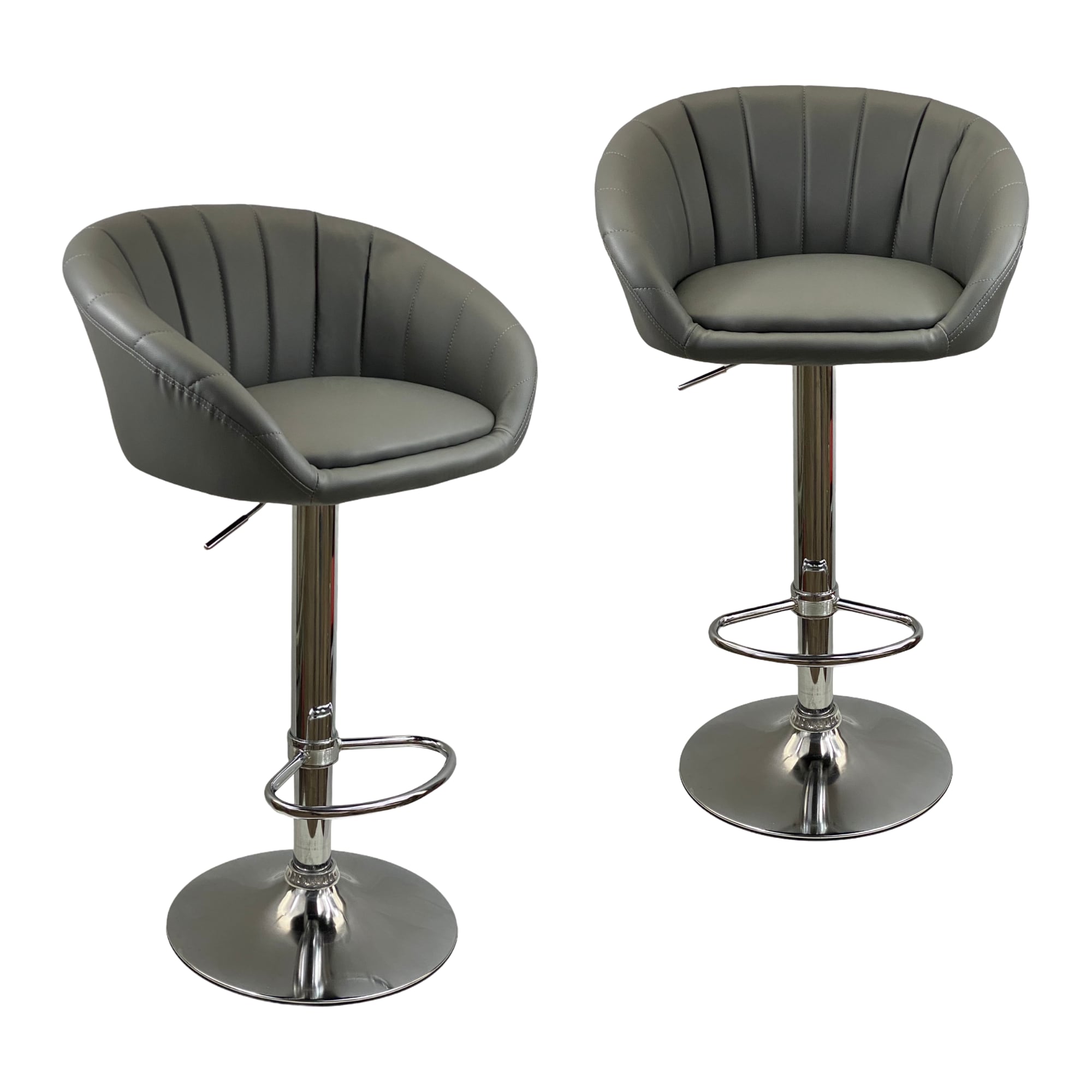 2 Bancos para barra de cocina bar altura ajustable giratorio Punto y Compra 311.